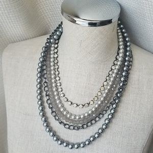 Mixed media necklace